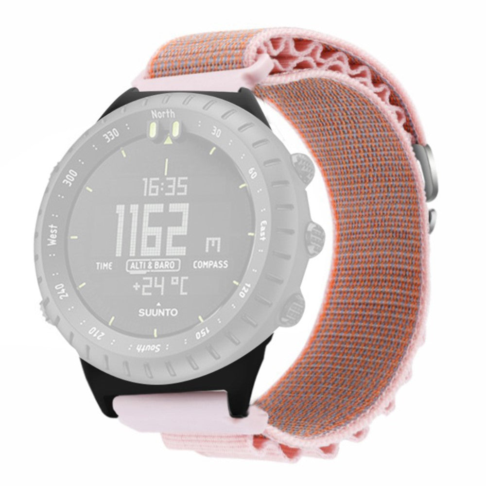 Vildt Fantastisk Nylon Rem passer til Suunto Core - Pink#serie_6