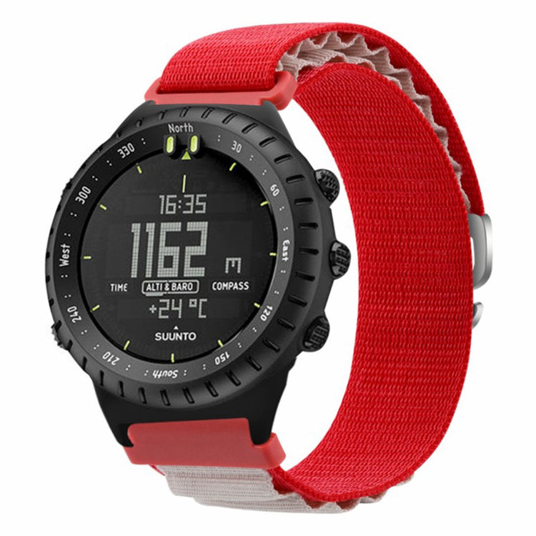 Vildt Fantastisk Nylon Rem passer til Suunto Core - Rød#serie_9