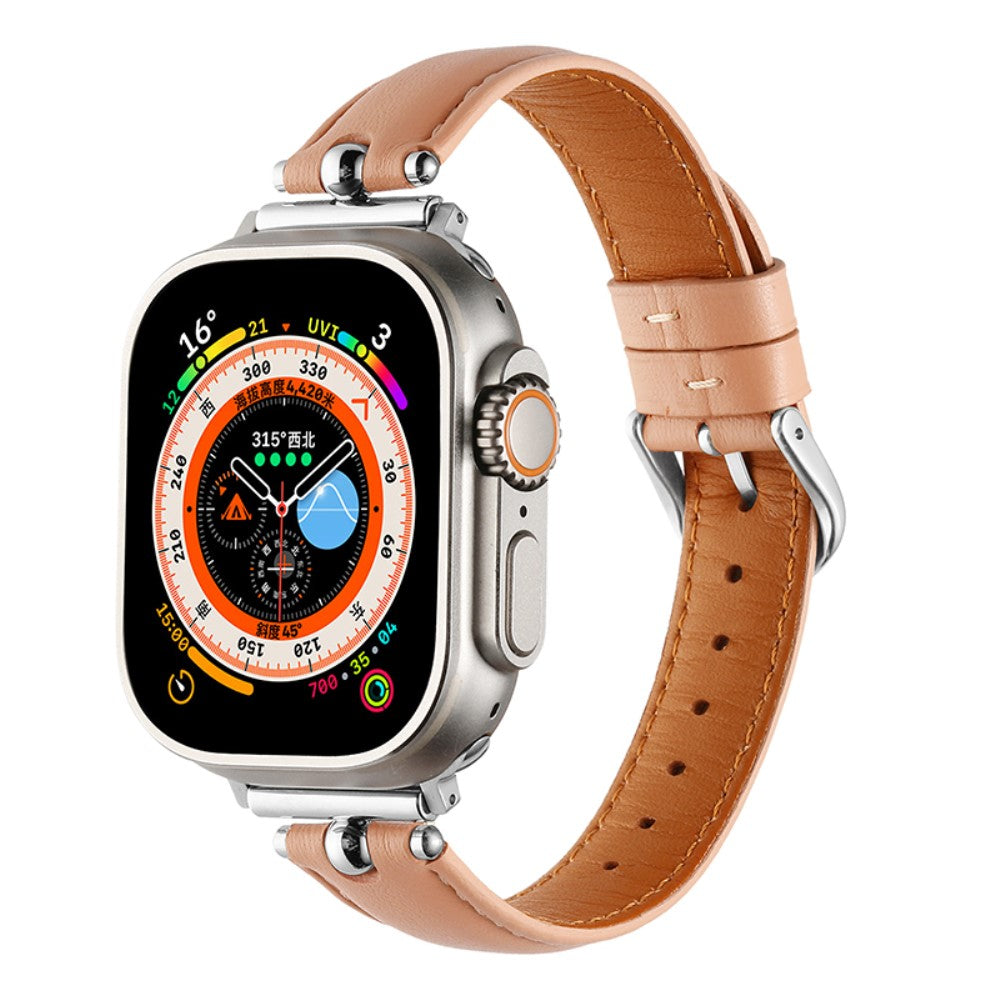 Superflot Kunstlæder Universal Rem passer til Apple Smartwatch - Pink#serie_6