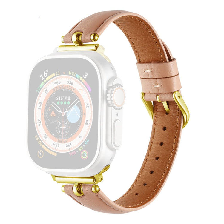 Superflot Kunstlæder Universal Rem passer til Apple Smartwatch - Pink#serie_12