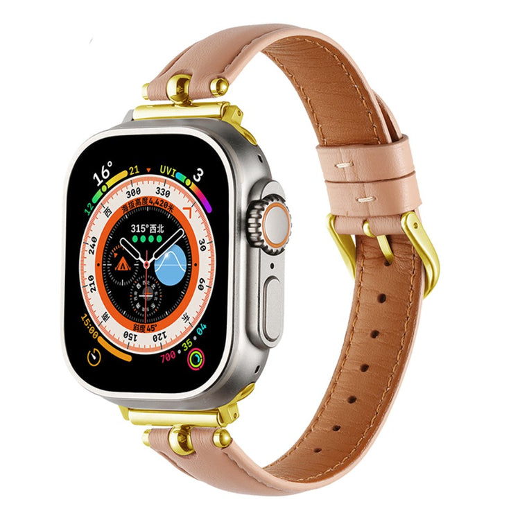 Superflot Kunstlæder Universal Rem passer til Apple Smartwatch - Pink#serie_12