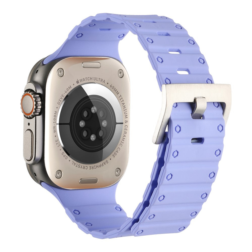 Helt Vildt Elegant Silikone Universal Rem passer til Apple Smartwatch - Pink#serie_1