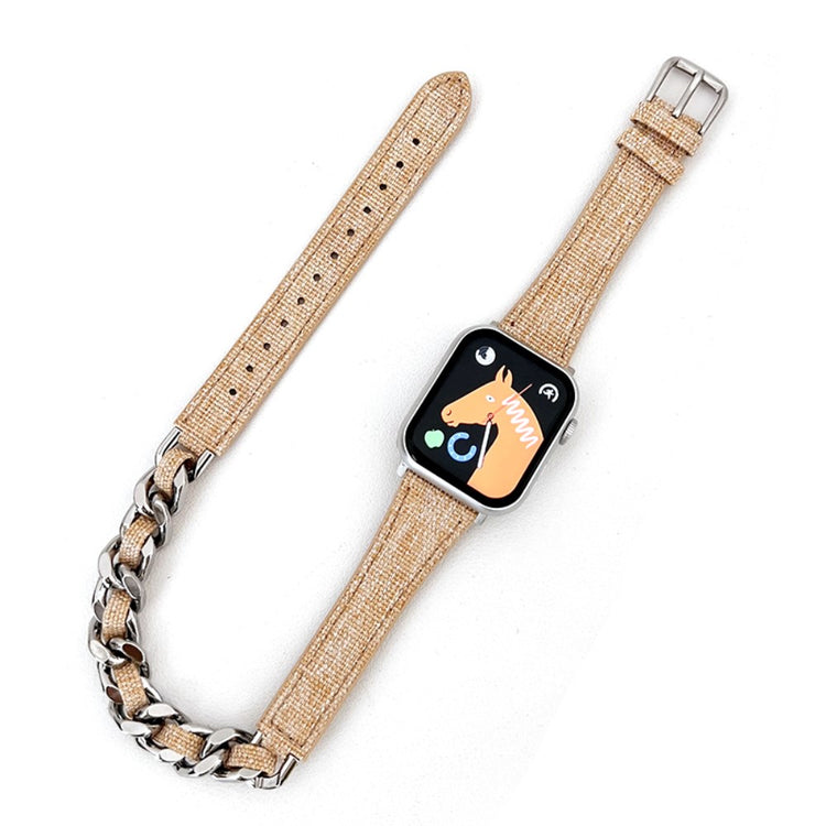 Mega Smuk Nylon Universal Rem passer til Apple Smartwatch - Gul#serie_3