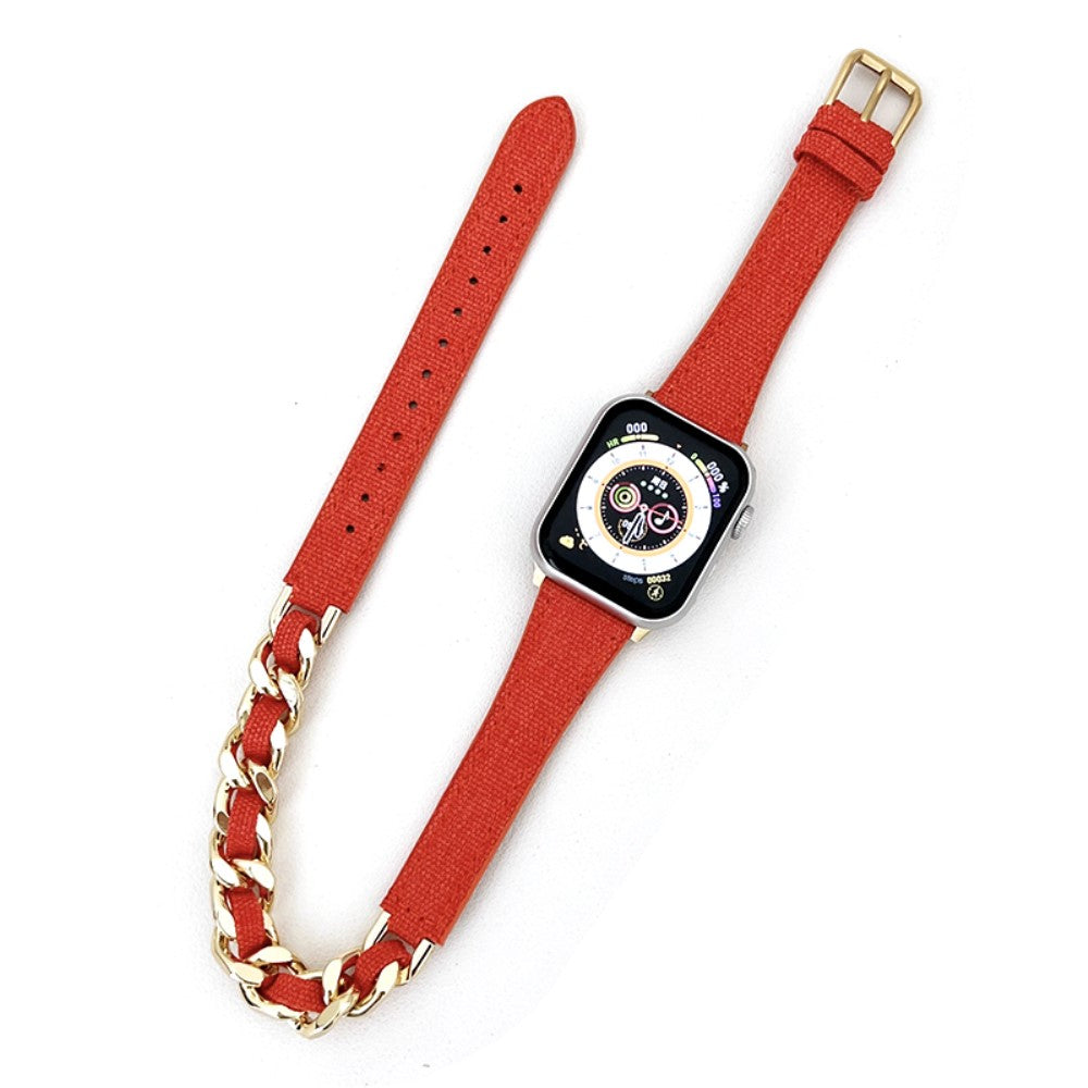 Mega Smuk Nylon Universal Rem passer til Apple Smartwatch - Rød#serie_5