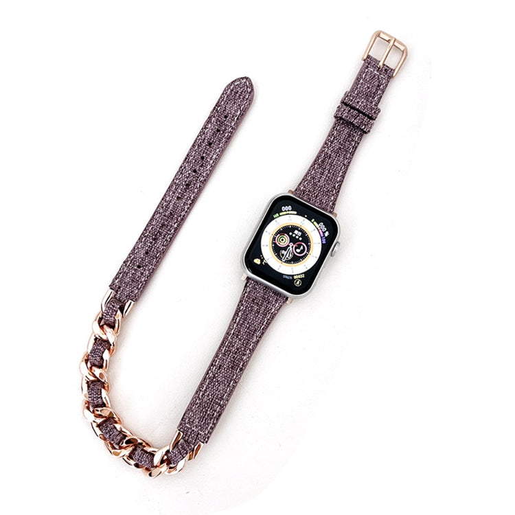 Mega Smuk Nylon Universal Rem passer til Apple Smartwatch - Lilla#serie_8