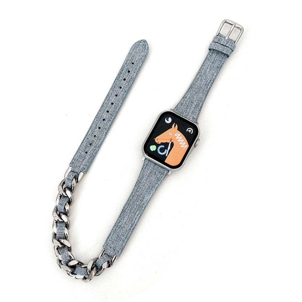 Mega Smuk Nylon Universal Rem passer til Apple Smartwatch - Blå#serie_9