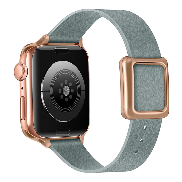 Meget Pænt Kunstlæder Universal Rem passer til Apple Smartwatch - Blå#serie_9