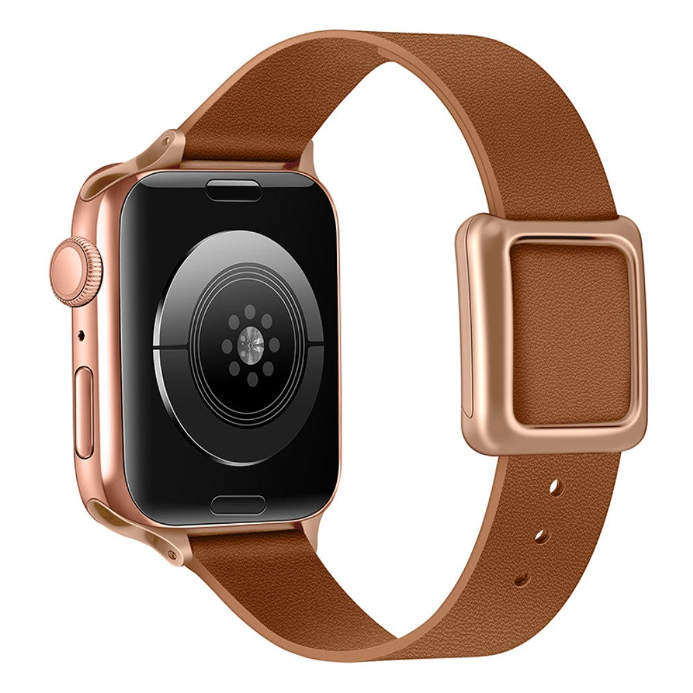 Meget Pænt Kunstlæder Universal Rem passer til Apple Smartwatch - Brun#serie_10