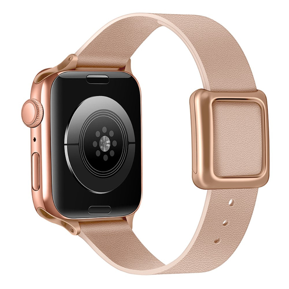 Helt Vildt Skøn Kunstlæder Universal Rem passer til Apple Smartwatch - Pink#serie_4