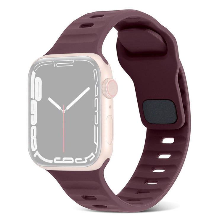 Fortrinligt Silikone Universal Rem passer til Apple Smartwatch - Rød#serie_15