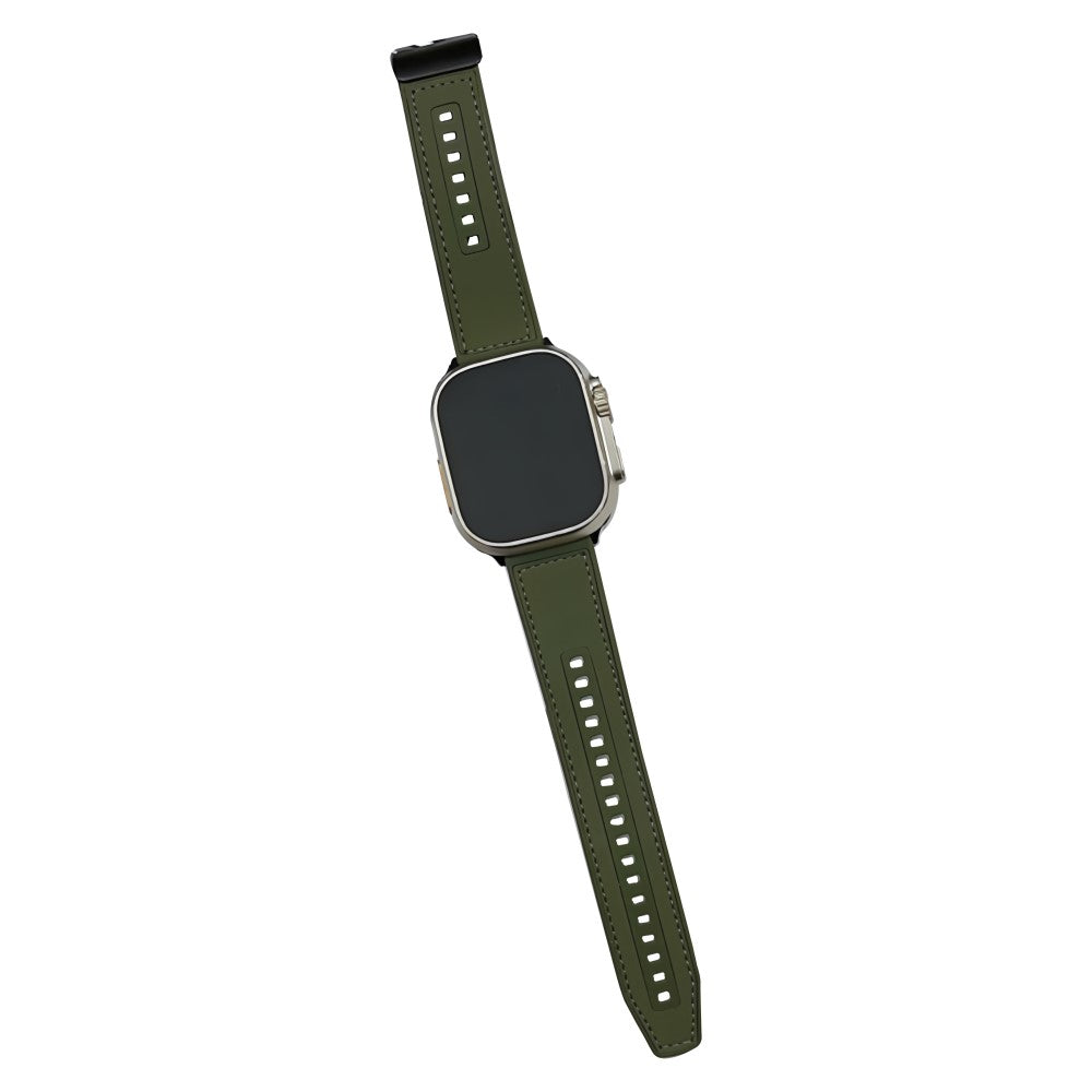Elegant Kunstlæder Universal Rem passer til Apple Smartwatch - Grøn#serie_3