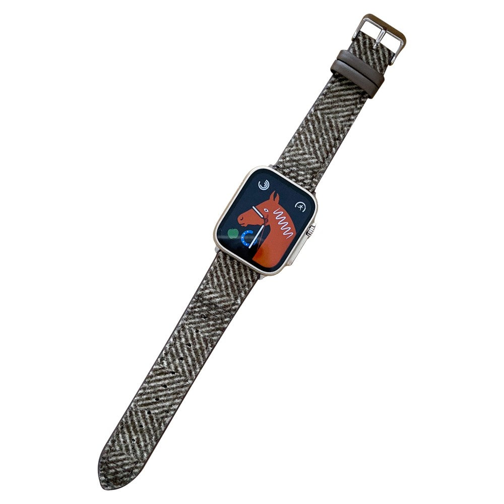 Helt Vildt Elegant Nylon Universal Rem passer til Apple Smartwatch - Grøn#serie_4