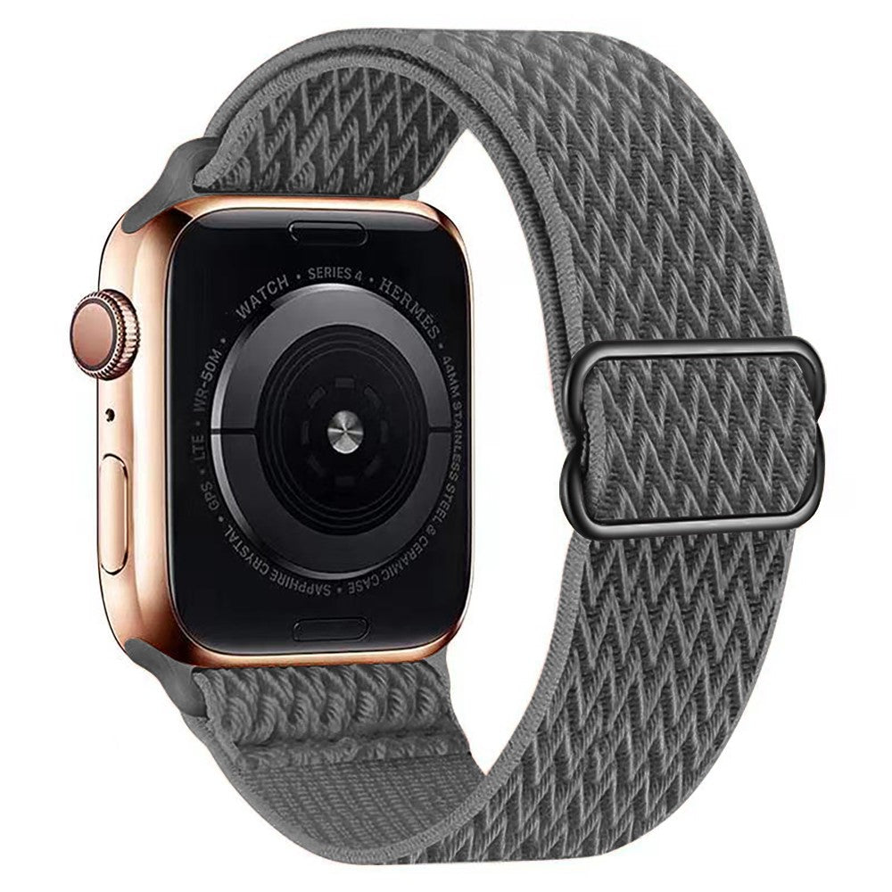 Helt Vildt Holdbart Nylon Universal Rem passer til Apple Smartwatch - Sølv#serie_1