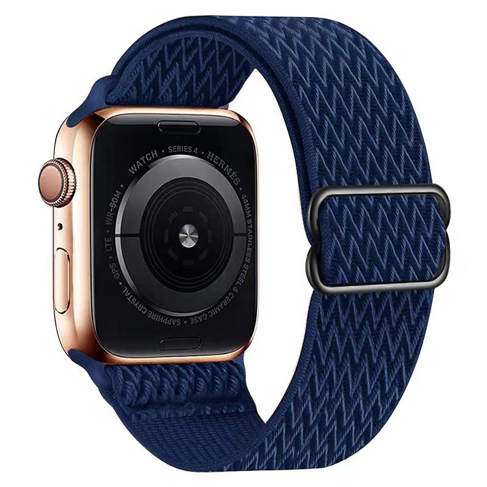 Helt Vildt Holdbart Nylon Universal Rem passer til Apple Smartwatch - Blå#serie_3