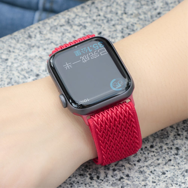Helt Vildt Holdbart Nylon Universal Rem passer til Apple Smartwatch - Lilla#serie_7