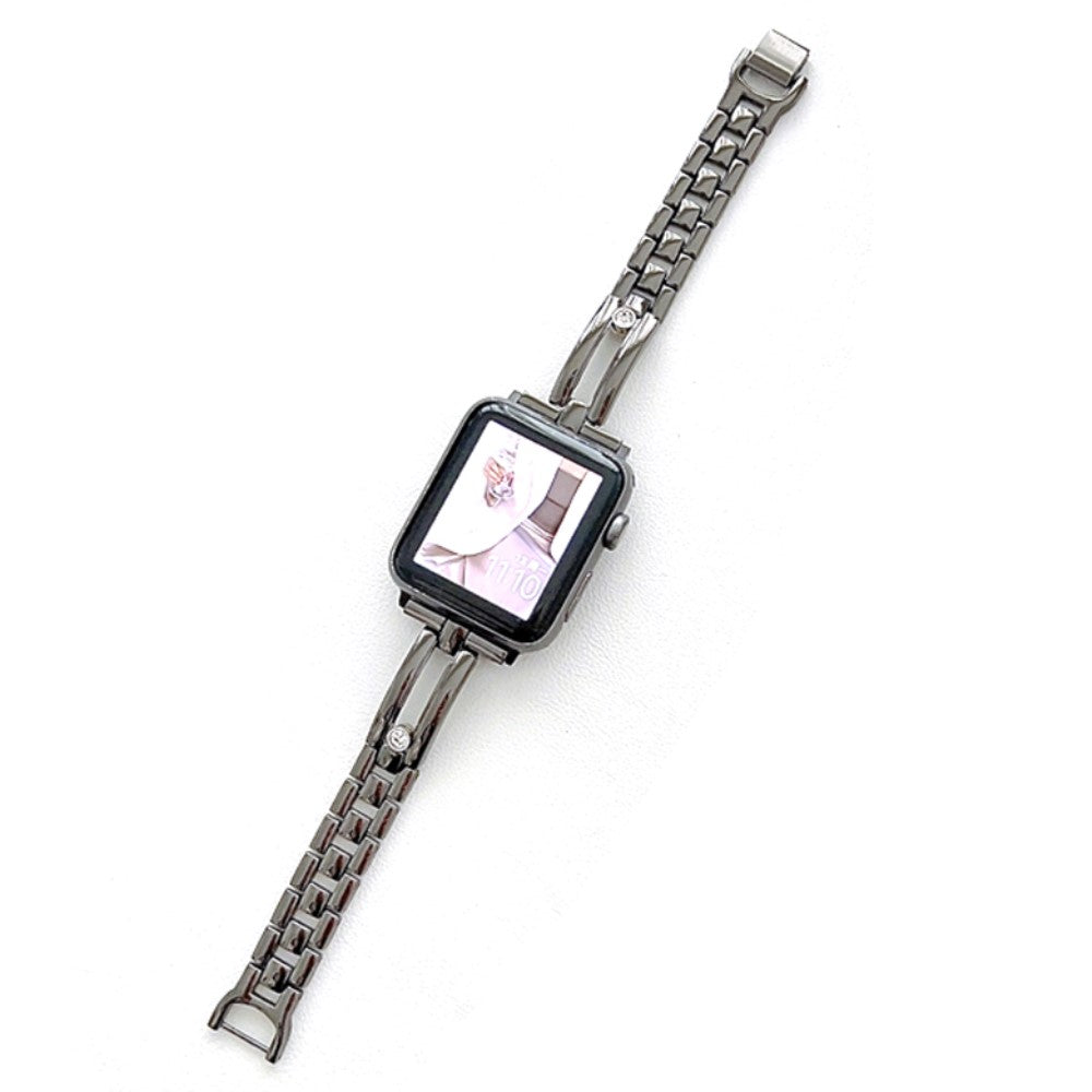 Meget Fantastisk Metal Universal Rem passer til Apple Smartwatch - Sort#serie_2
