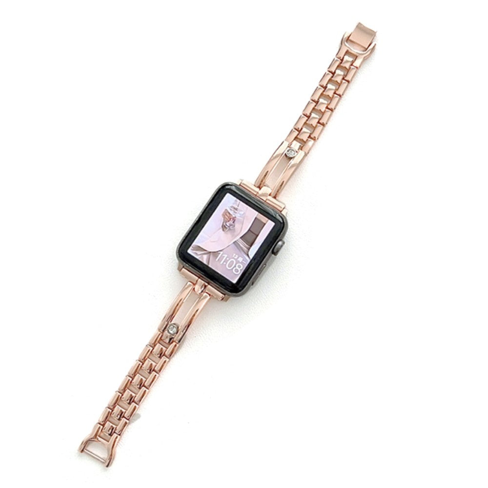 Meget Fantastisk Metal Universal Rem passer til Apple Smartwatch - Pink#serie_4
