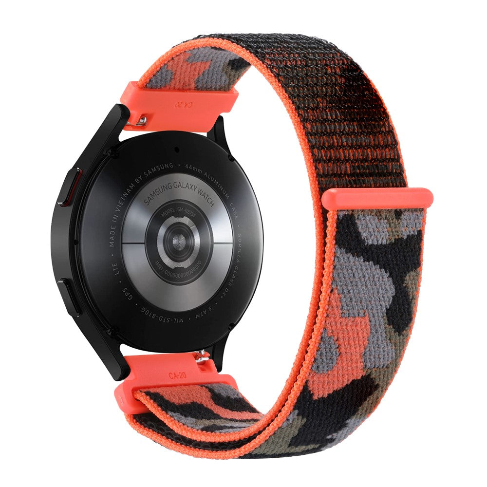 Super Skøn Nylon Universal Rem passer til Smartwatch - Orange#serie_2