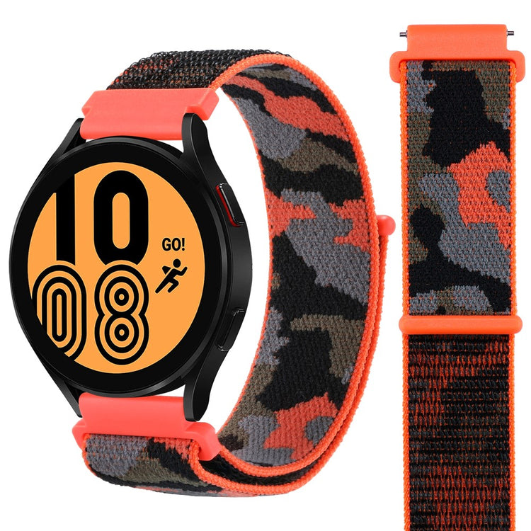 Super Skøn Nylon Universal Rem passer til Smartwatch - Orange#serie_2