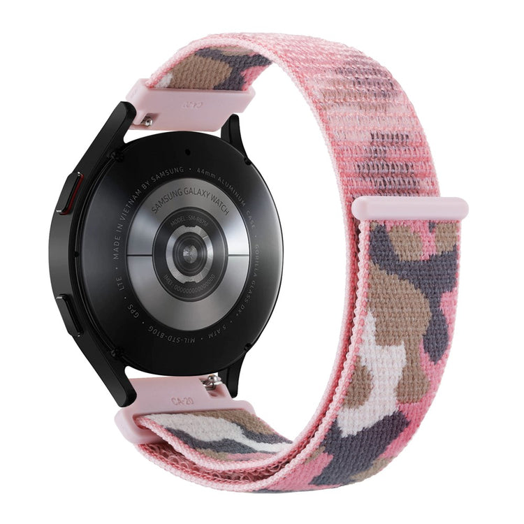 Super Skøn Nylon Universal Rem passer til Smartwatch - Pink#serie_3