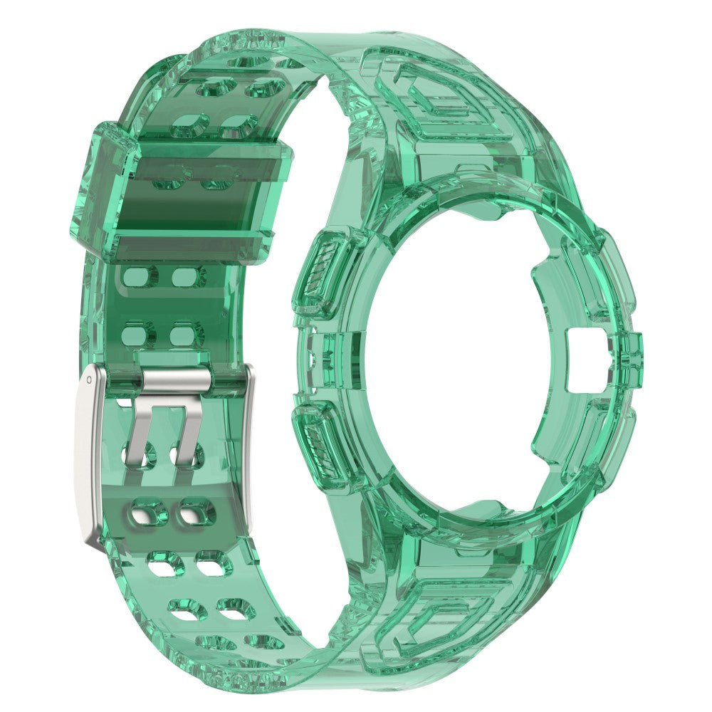 Meget Godt Silikone Rem passer til Samsung Galaxy Watch 4 (44mm) - Grøn#serie_1