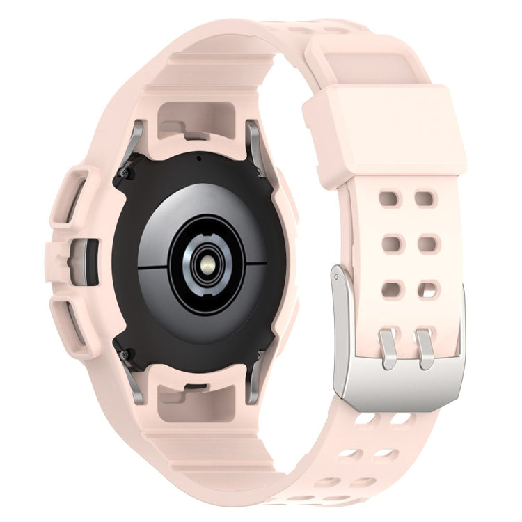Meget Godt Silikone Rem passer til Samsung Galaxy Watch 4 (44mm) - Pink#serie_6