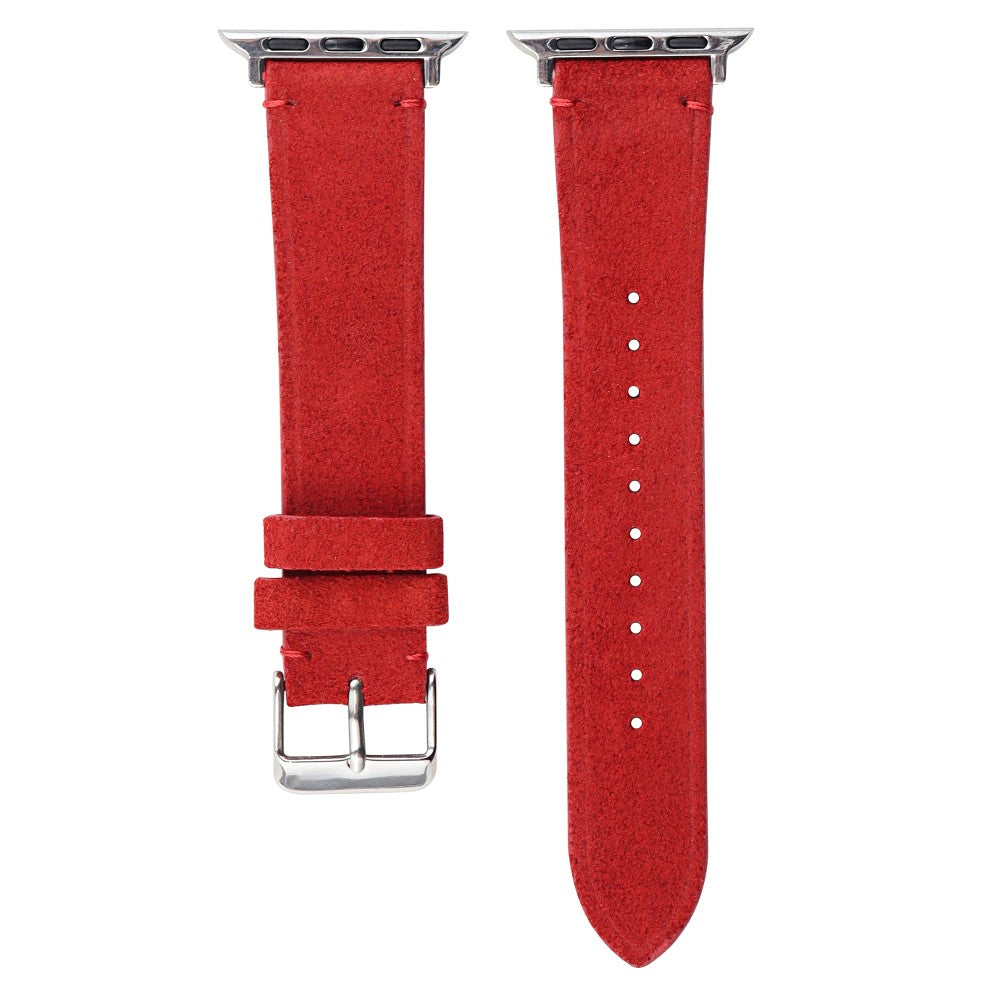 Super Cool Kunstlæder Universal Rem passer til Apple Smartwatch - Rød#serie_1