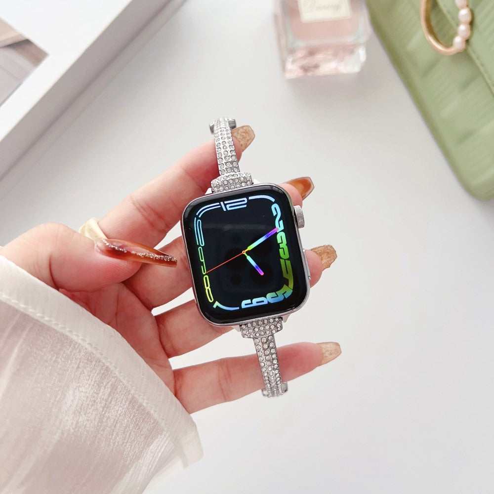 Super Flot Metal Universal Rem passer til Apple Smartwatch - Sølv#serie_1