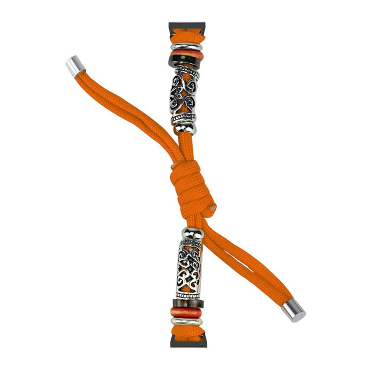 Metal, Sten Og Nylon Universal Rem passer til Keep B4 / Huawei Watch Fit Mini - Orange#serie_2