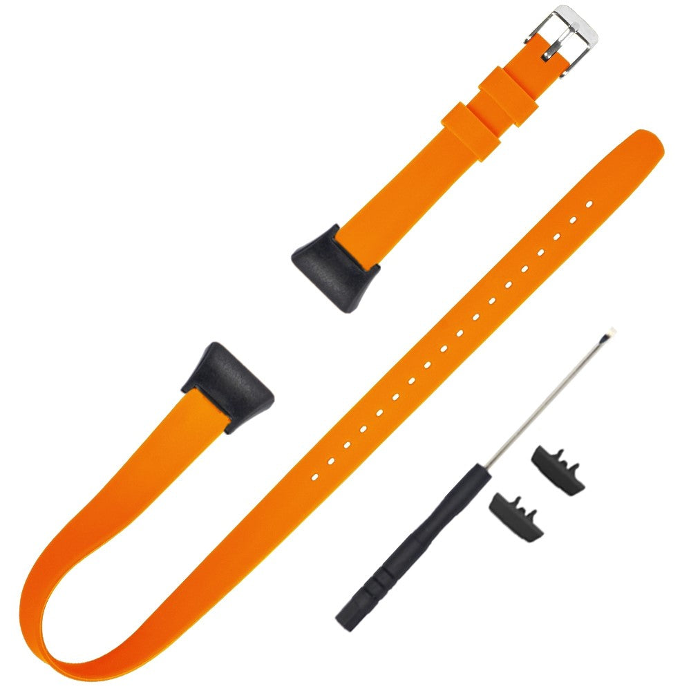 Rigtigt Nydelig Silikone Universal Rem passer til Smartwatch - Orange#serie_2