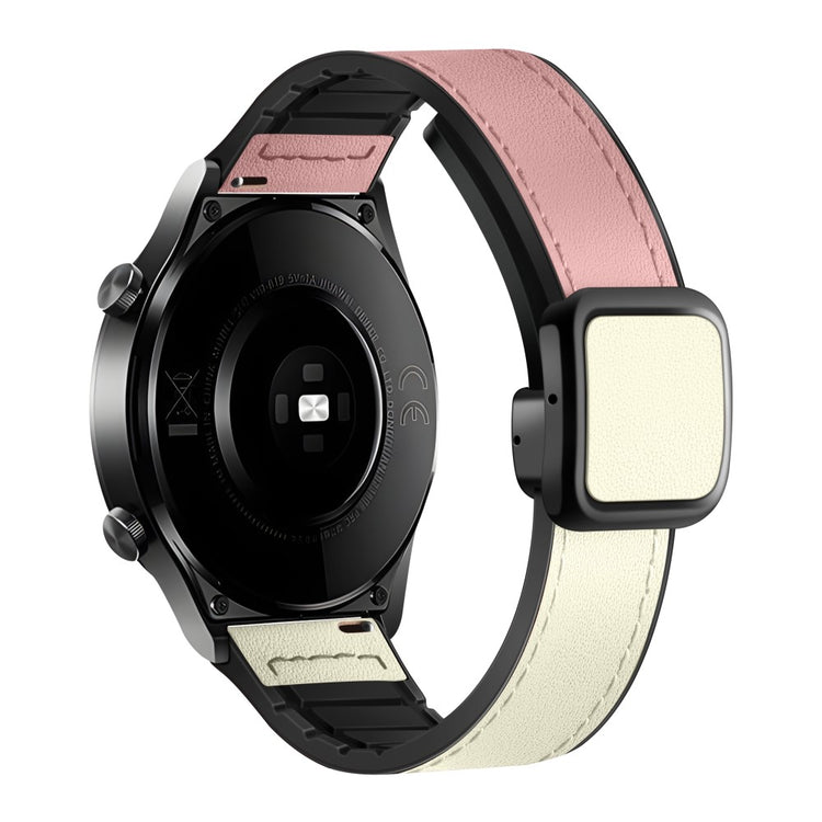 Meget Flot Kunstlæder Universal Rem passer til Smartwatch - Pink#serie_2