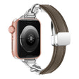 Kønt Ægte Læder Universal Rem passer til Apple Smartwatch