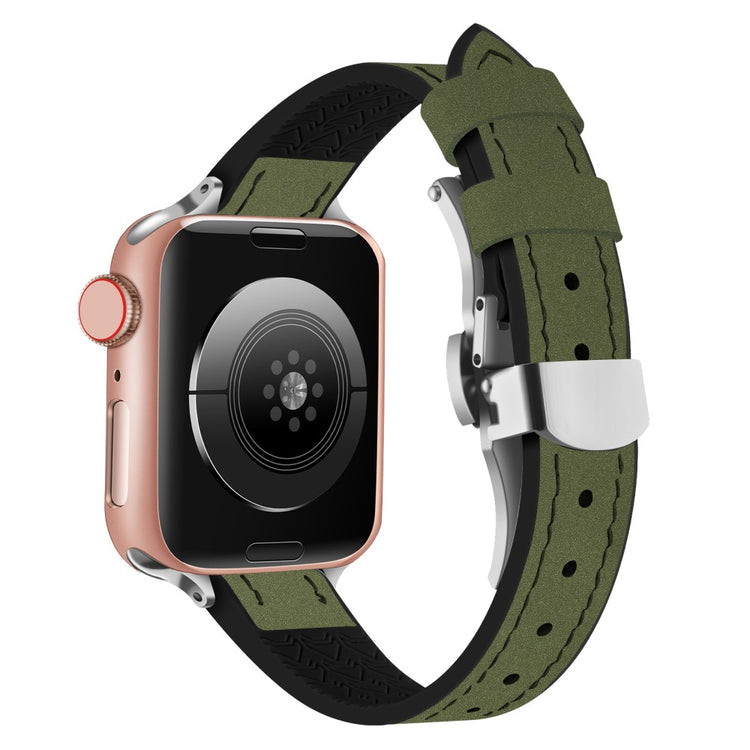 Mega Flot Kunstlæder Universal Rem passer til Apple Smartwatch - Grøn#serie_9