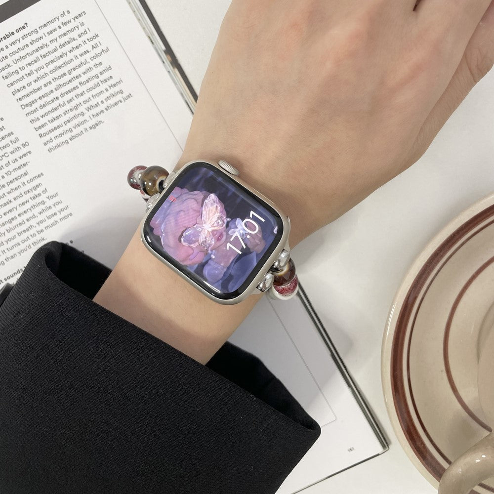 Super Pænt Metal Universal Rem passer til Apple Smartwatch - Flerfarvet#serie_2