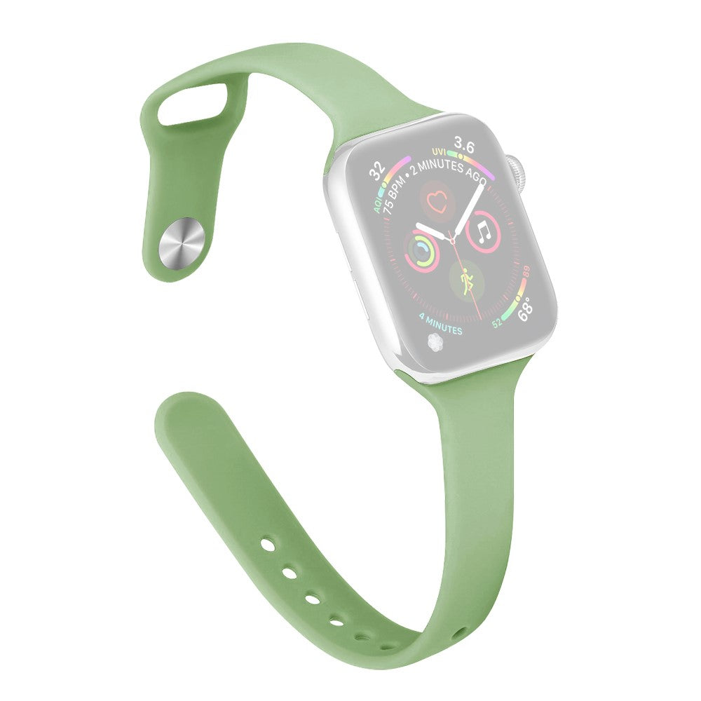 Rigtigt Cool Silikone Universal Rem passer til Apple Smartwatch - Grøn#serie_3
