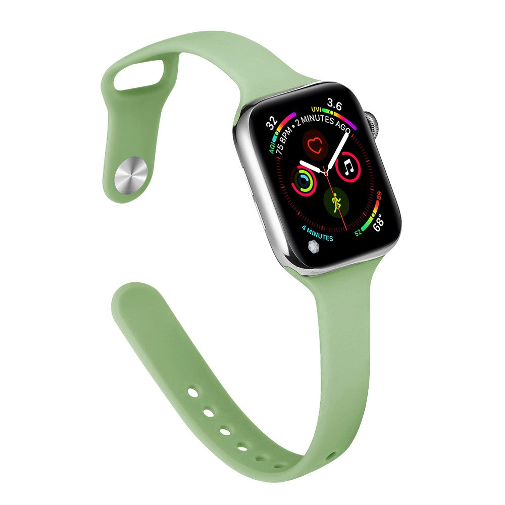 Rigtigt Cool Silikone Universal Rem passer til Apple Smartwatch - Grøn#serie_3