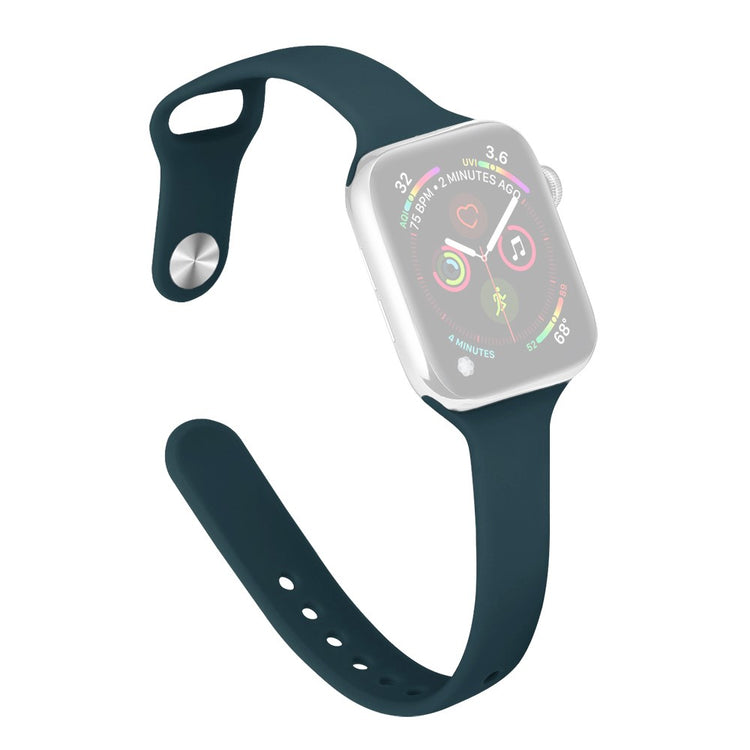 Rigtigt Cool Silikone Universal Rem passer til Apple Smartwatch - Grøn#serie_7