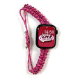 Mega Fed Nylon Universal Rem passer til Apple Smartwatch