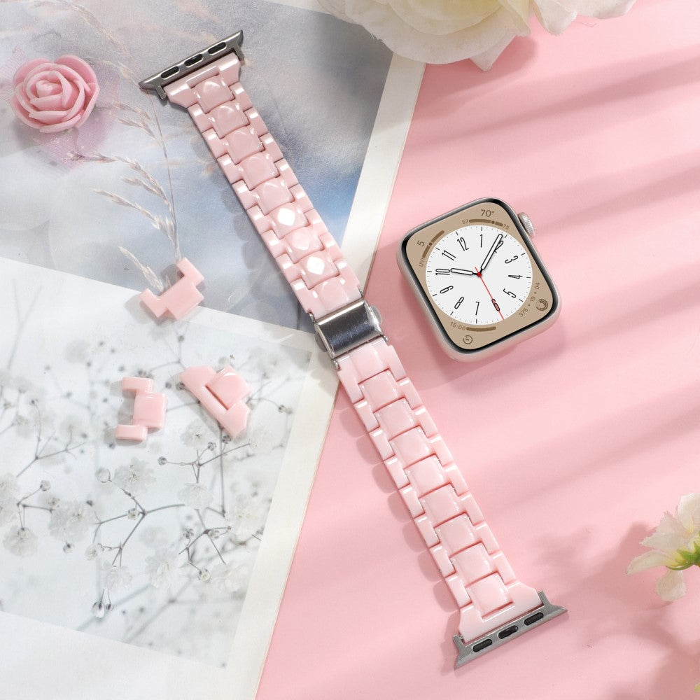 Super Sejt Plastik Universal Rem passer til Apple Smartwatch - Pink#serie_2
