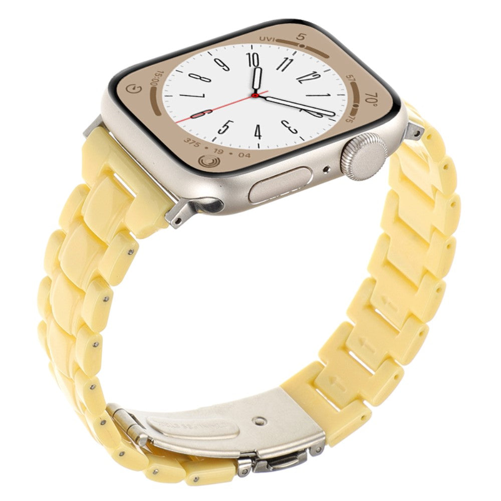 Super Sejt Plastik Universal Rem passer til Apple Smartwatch - Gul#serie_7