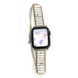 Fed Sten Og Nylon Universal Rem passer til Apple Smartwatch