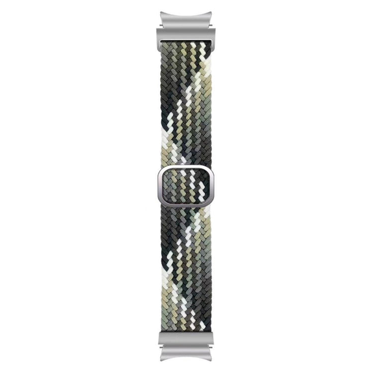 Pænt Nylon Universal Rem passer til Samsung Smartwatch - Sølv#serie_4
