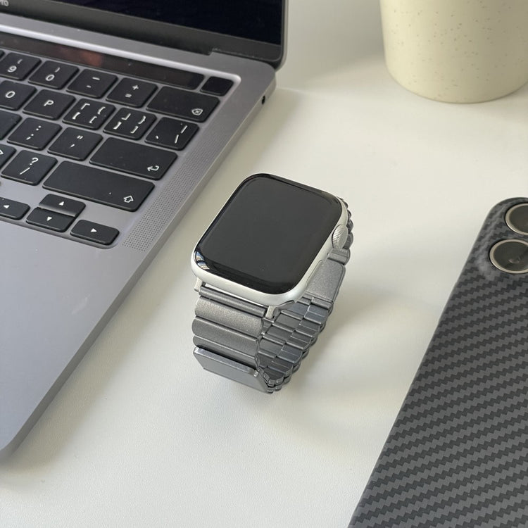 Meget Flot Metal Universal Rem passer til Apple Smartwatch - Sølv#serie_3