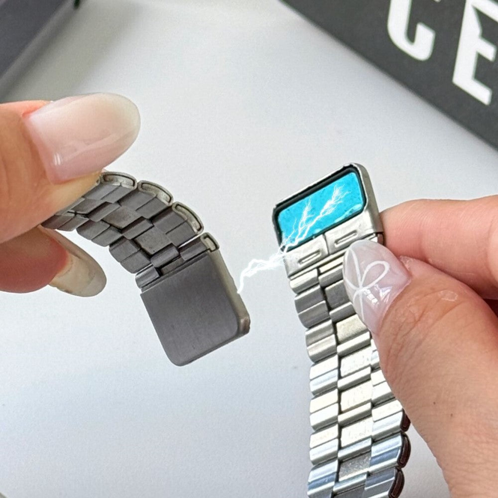 Meget Flot Metal Universal Rem passer til Apple Smartwatch - Sølv#serie_9