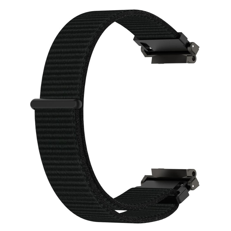 Meget Cool Nylon Rem passer til Amazfit Active Edge - Sort#serie_4