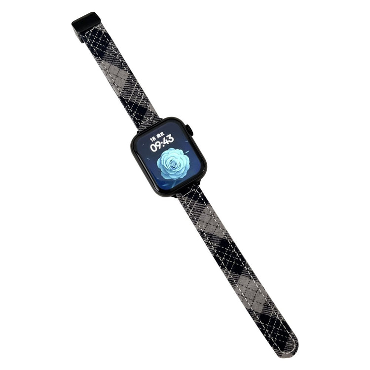 Tidsløst Nylon Universal Rem passer til Apple Smartwatch - Sølv#serie_2