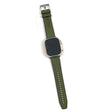 Sejt Kunstlæder Og Silikone Universal Rem passer til Apple Smartwatch