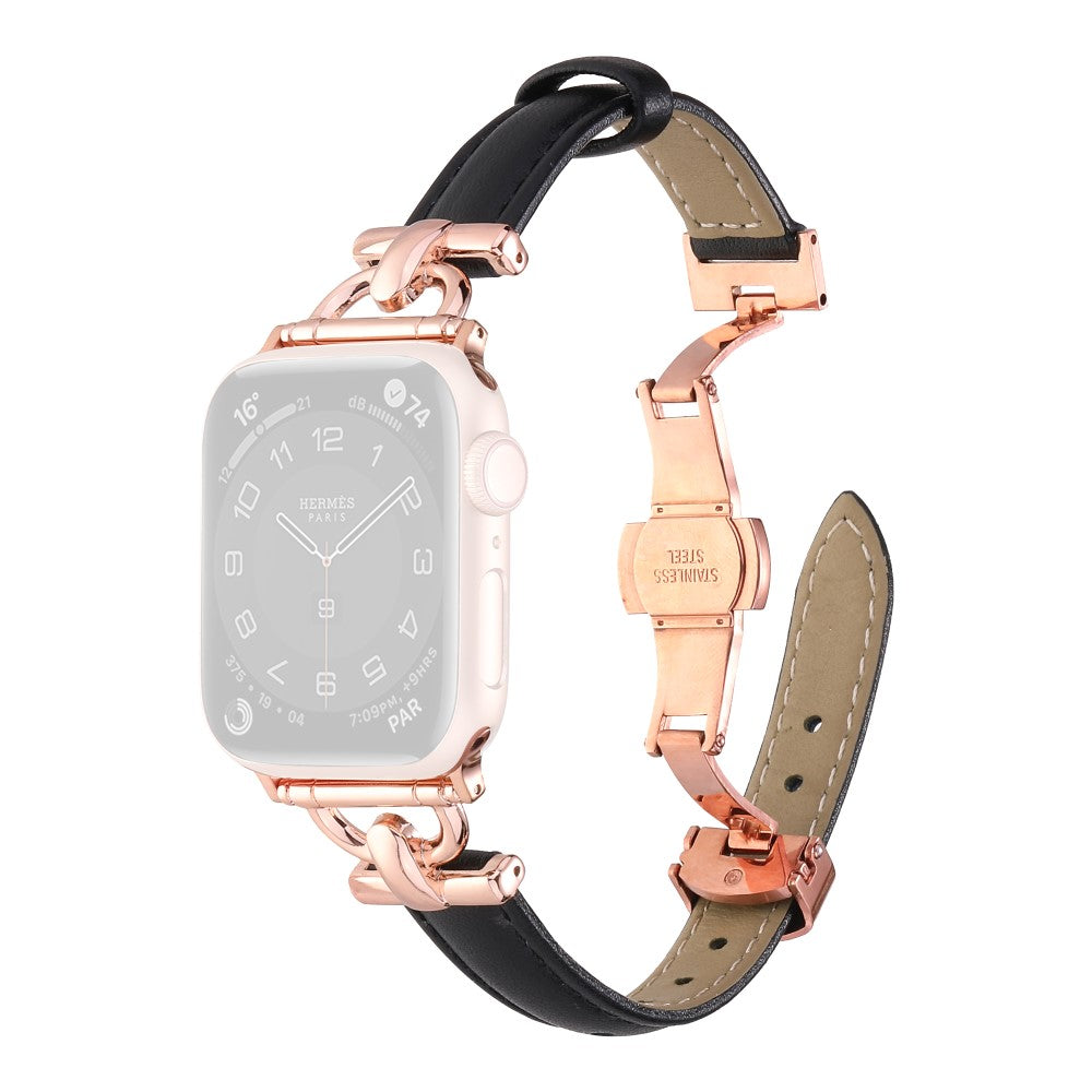 Vildt Elegant Kunstlæder Universal Rem passer til Apple Smartwatch - Pink#serie_5