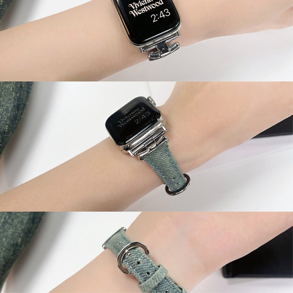 Pænt Nylon Universal Rem passer til Apple Smartwatch - Blå#serie_4