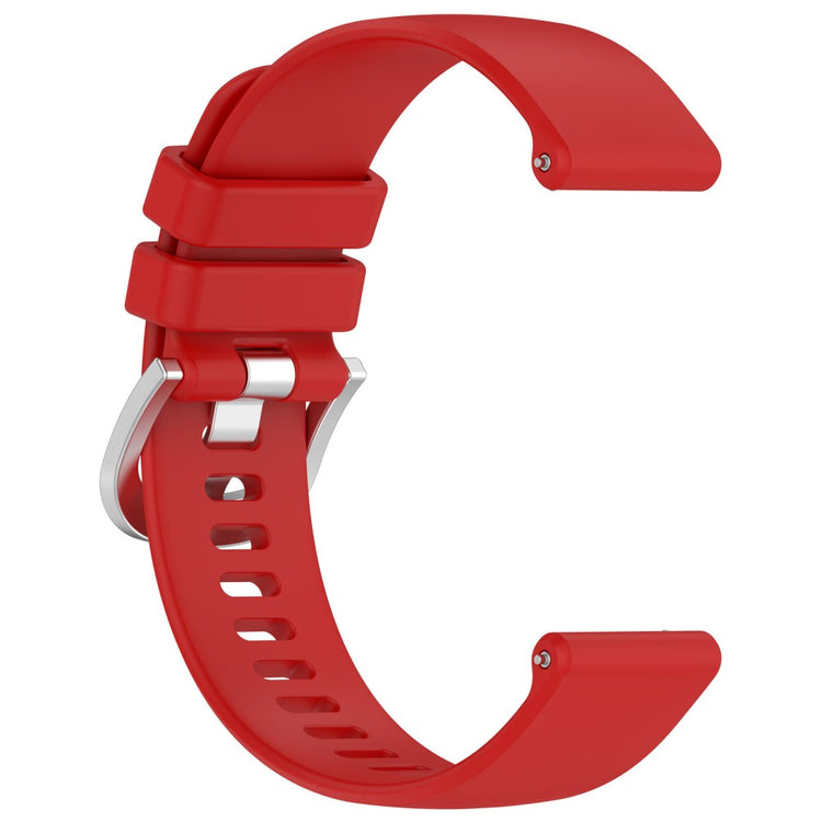 Helt Vildt Elegant Silikone Universal Rem passer til Smartwatch - Rød#serie_9